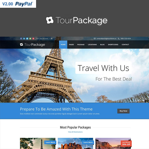 Tour Package โ WordPress Travel/Tour Theme